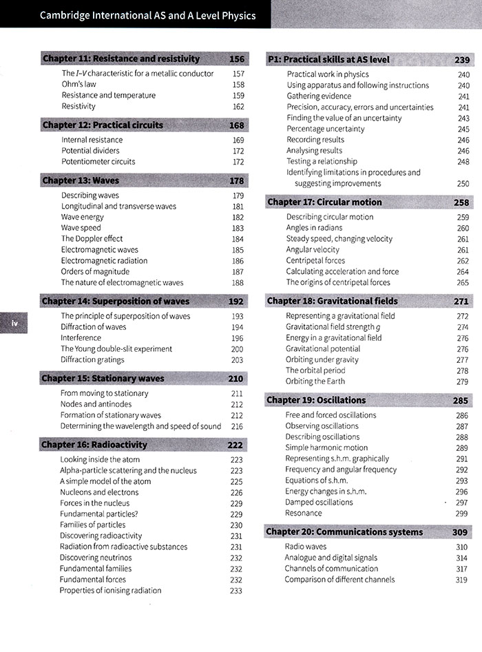 CIE Physics， CIE教材 物理 2014
